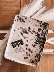 Cowhide + Leather Tray