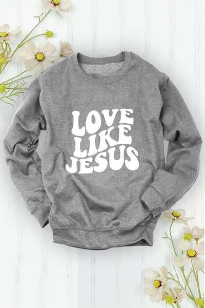 Love Like Jesus Graphic Crew (Heather)